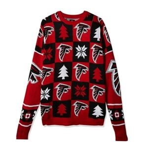 NWT NFL Atlanta Falcons Holiday Sweater, Men's Medium
